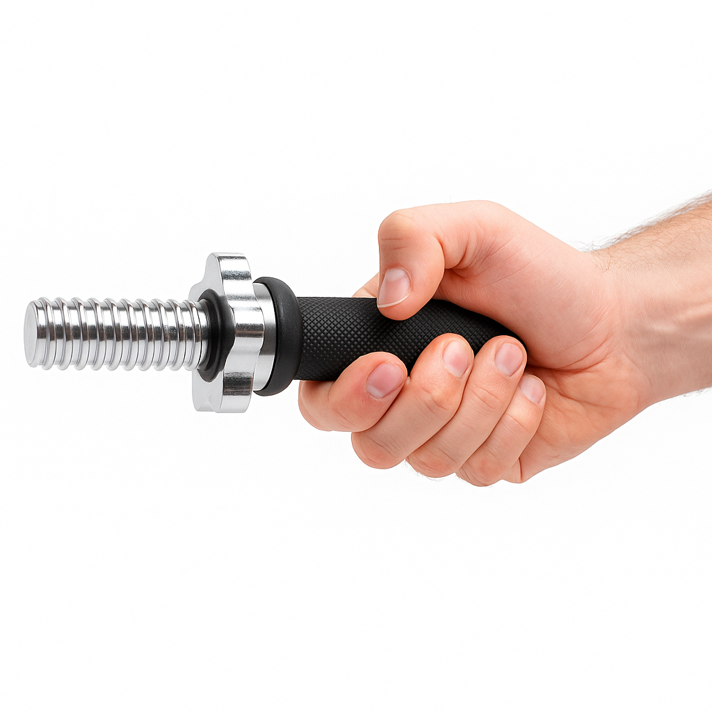 Par de Barras para Mancuernas Estándar Encauchadas