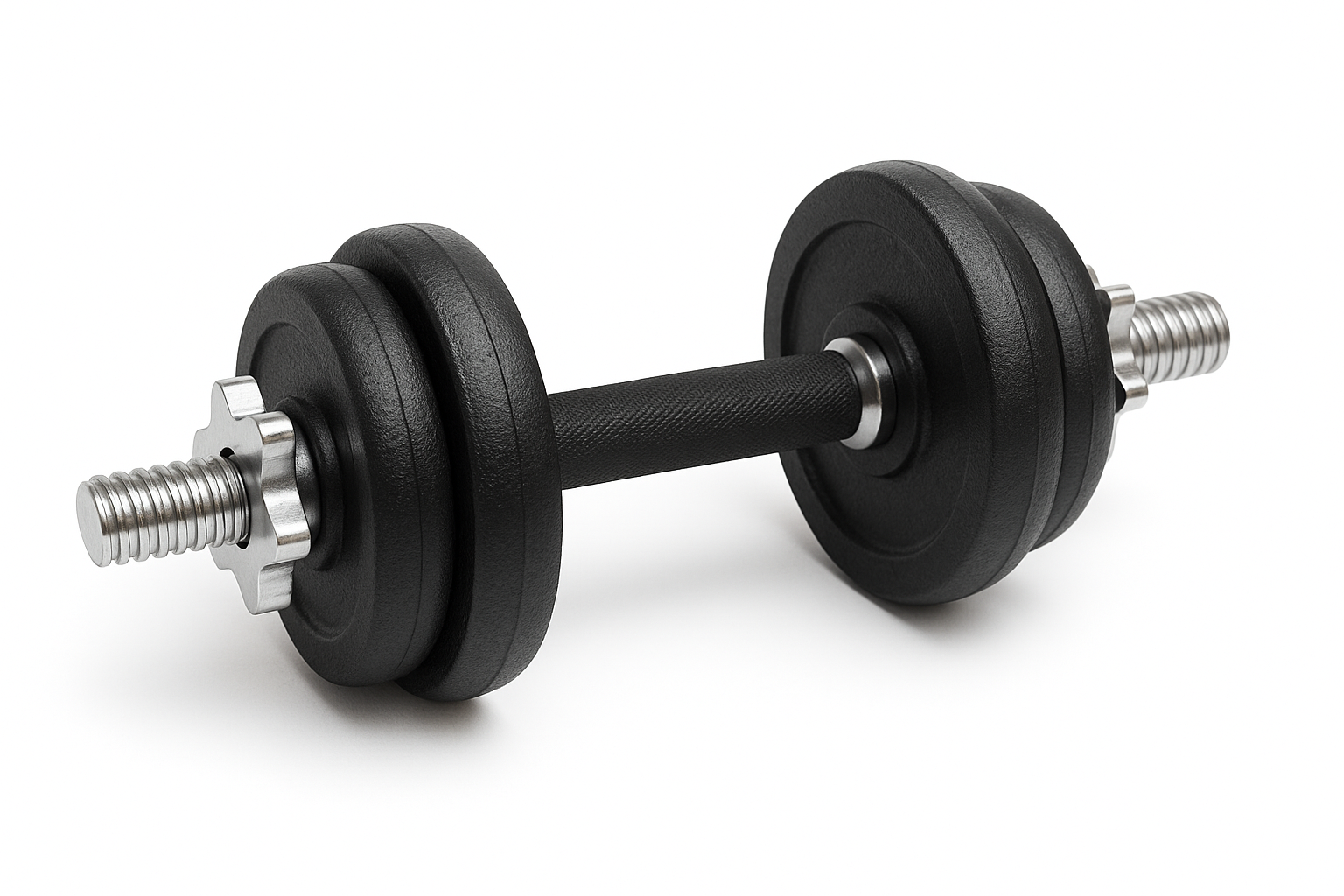 Par de Barras para Mancuernas Estándar Encauchadas