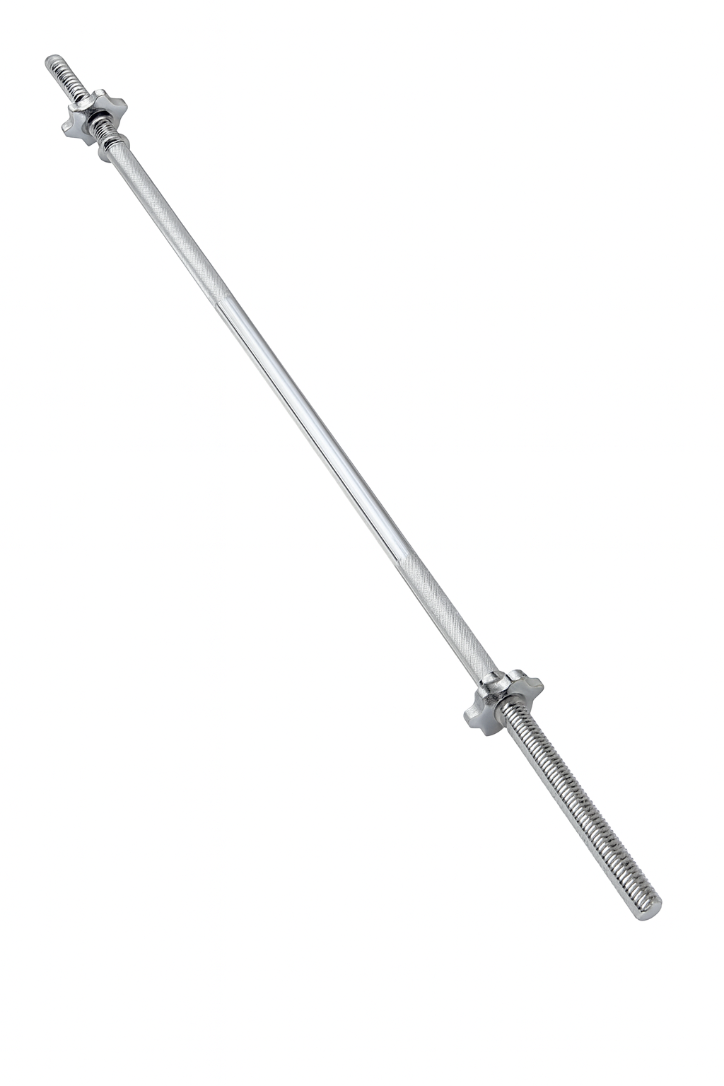 Barra Recta Cromada 150 cm Grafilada con Seguros de Rosca – iFocus