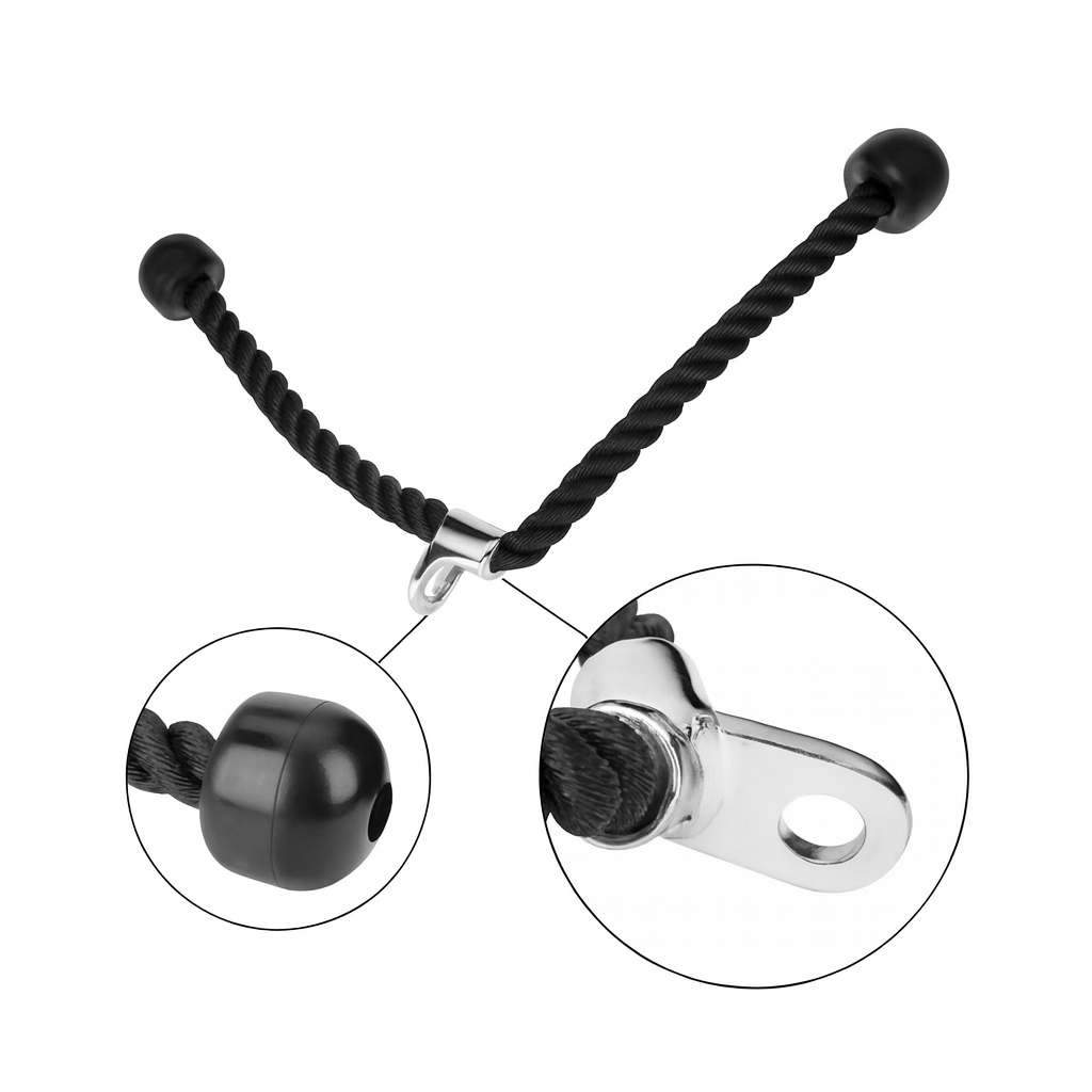 Lazo / Cuerda para Tríceps y Bíceps Profesional – 65 cm