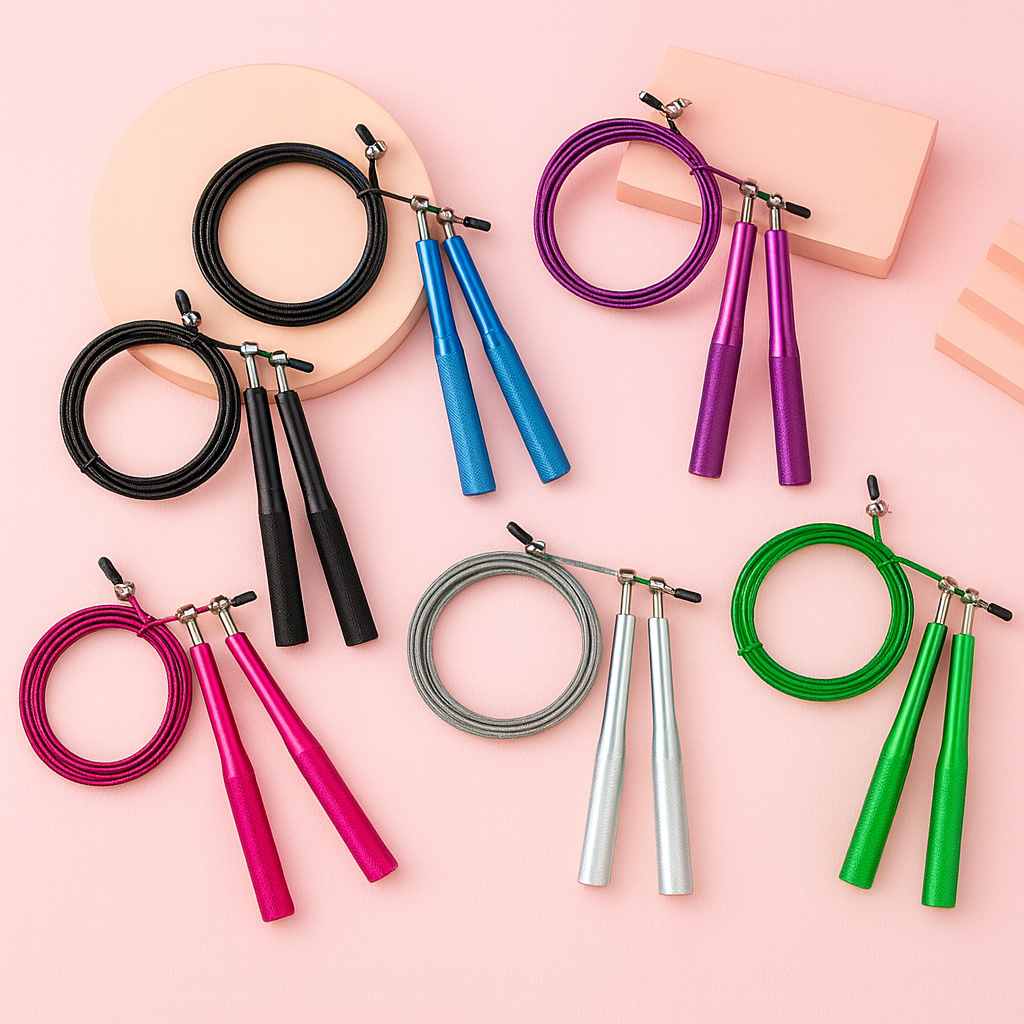 Cuerda de Velocidad para Salto con Mangos de Aluminio