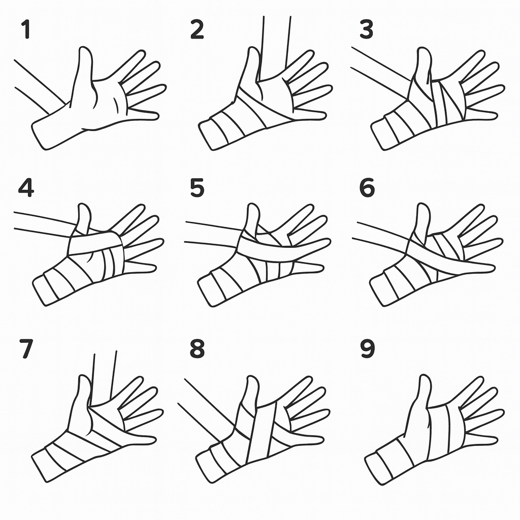 Set x 2 Vendas FED 3M en Poliéster para Boxeo